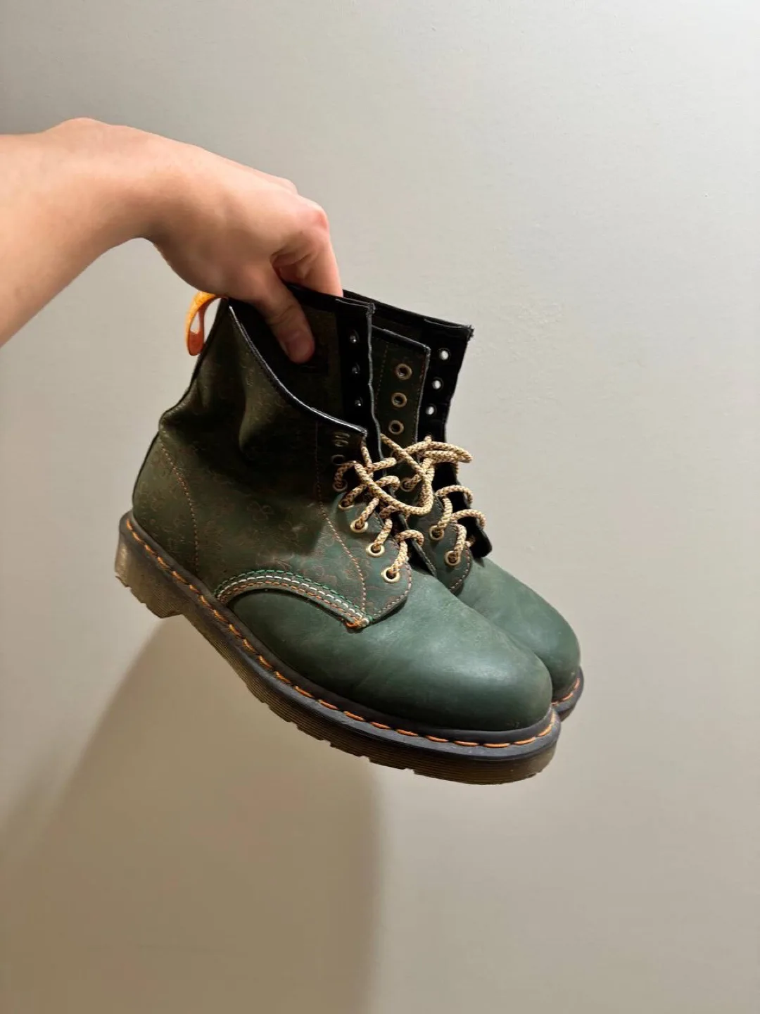Dr. Martens 1460 Pascal Wanderlust Boots, Green thumbnail
