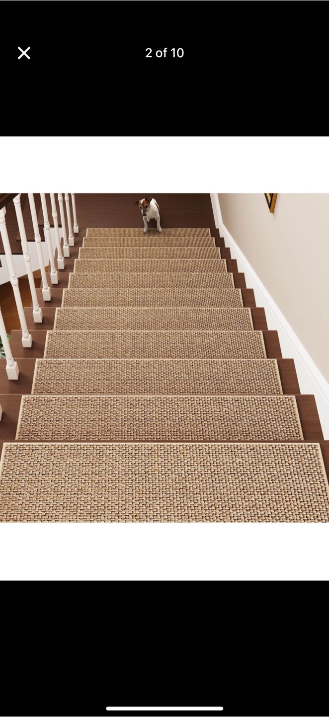 15 Stair Tread Rugs - Pet & Kid Friendly BRAND NEW IN BOX