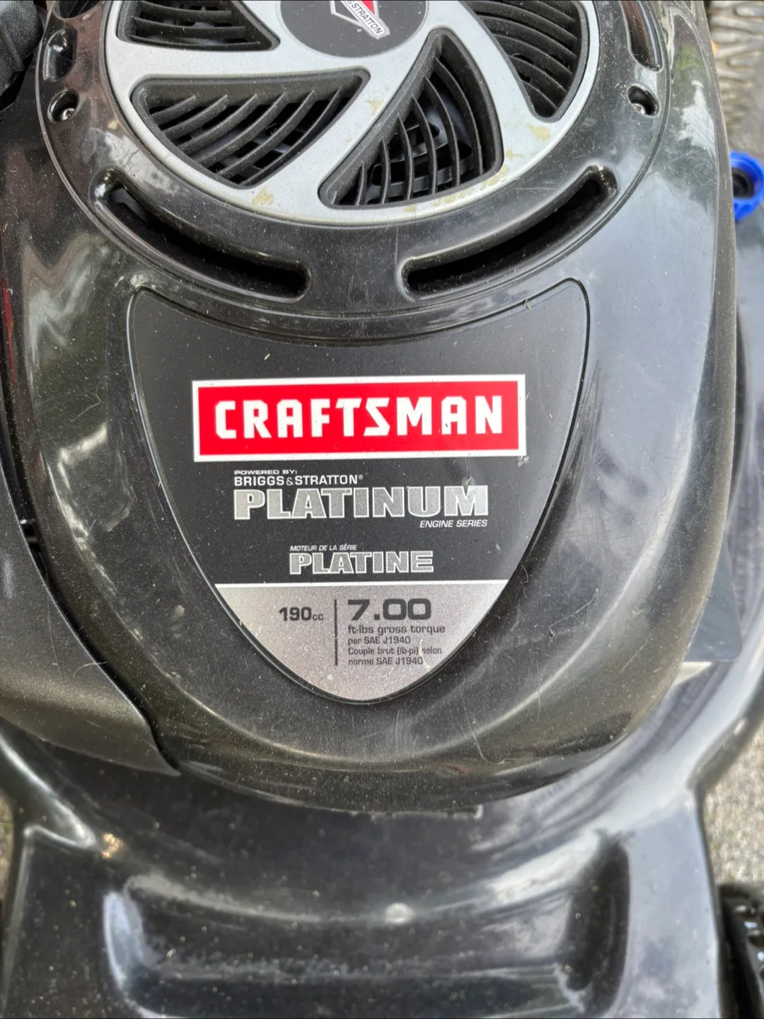 Craftsman Platinum 7.00 Lawn Mower image indicator(3)