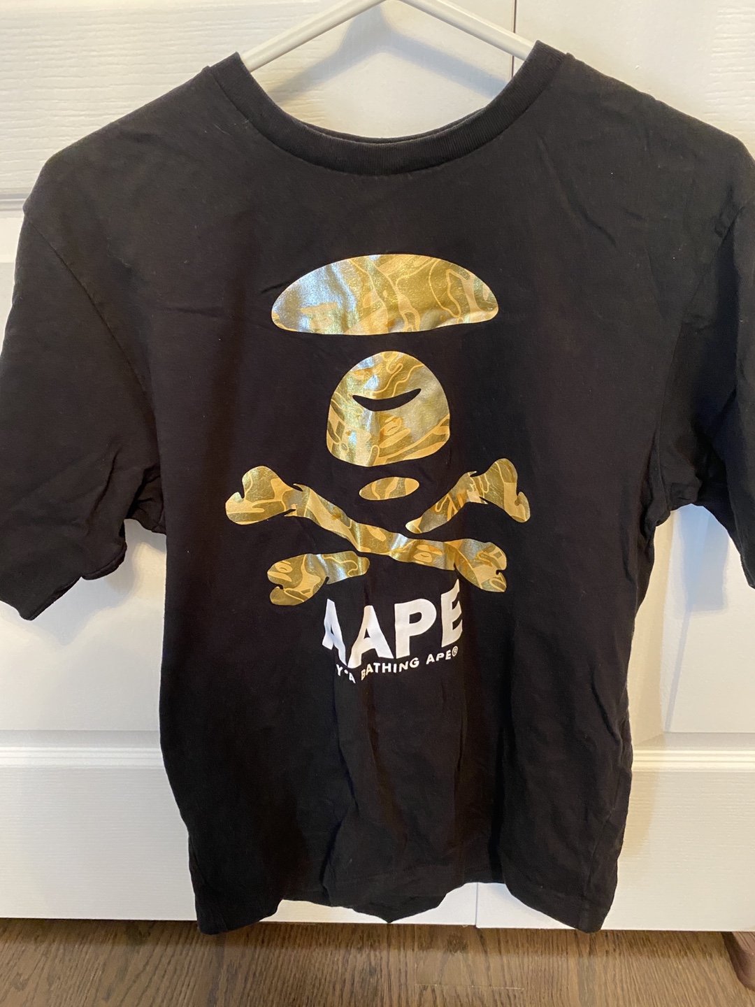 AAPE by A Bathing Ape Black T-Shirt - Size M
