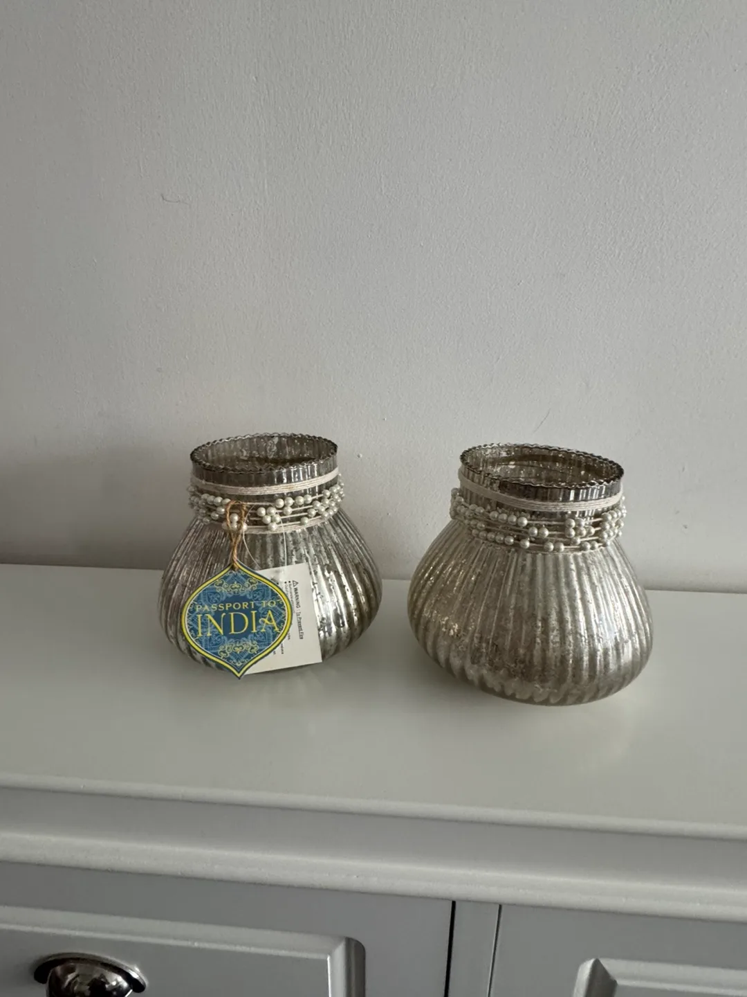 Mercury Glass Vase Set image indicator(6)