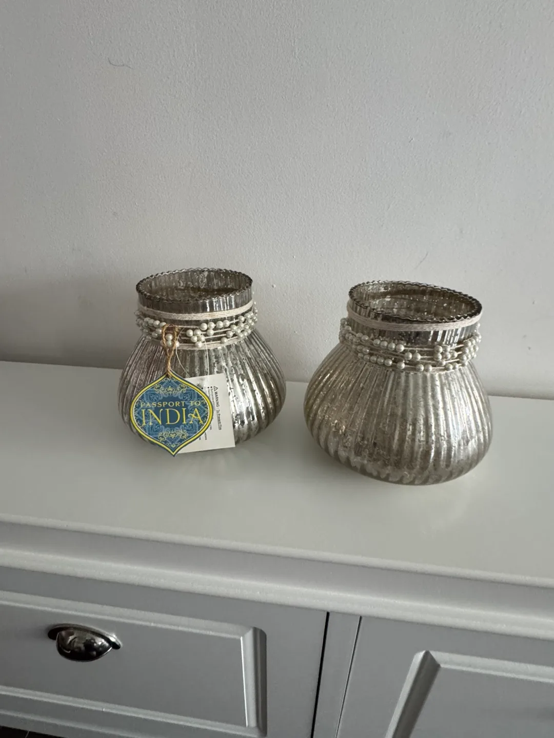 Mercury Glass Vase Set image indicator(2)