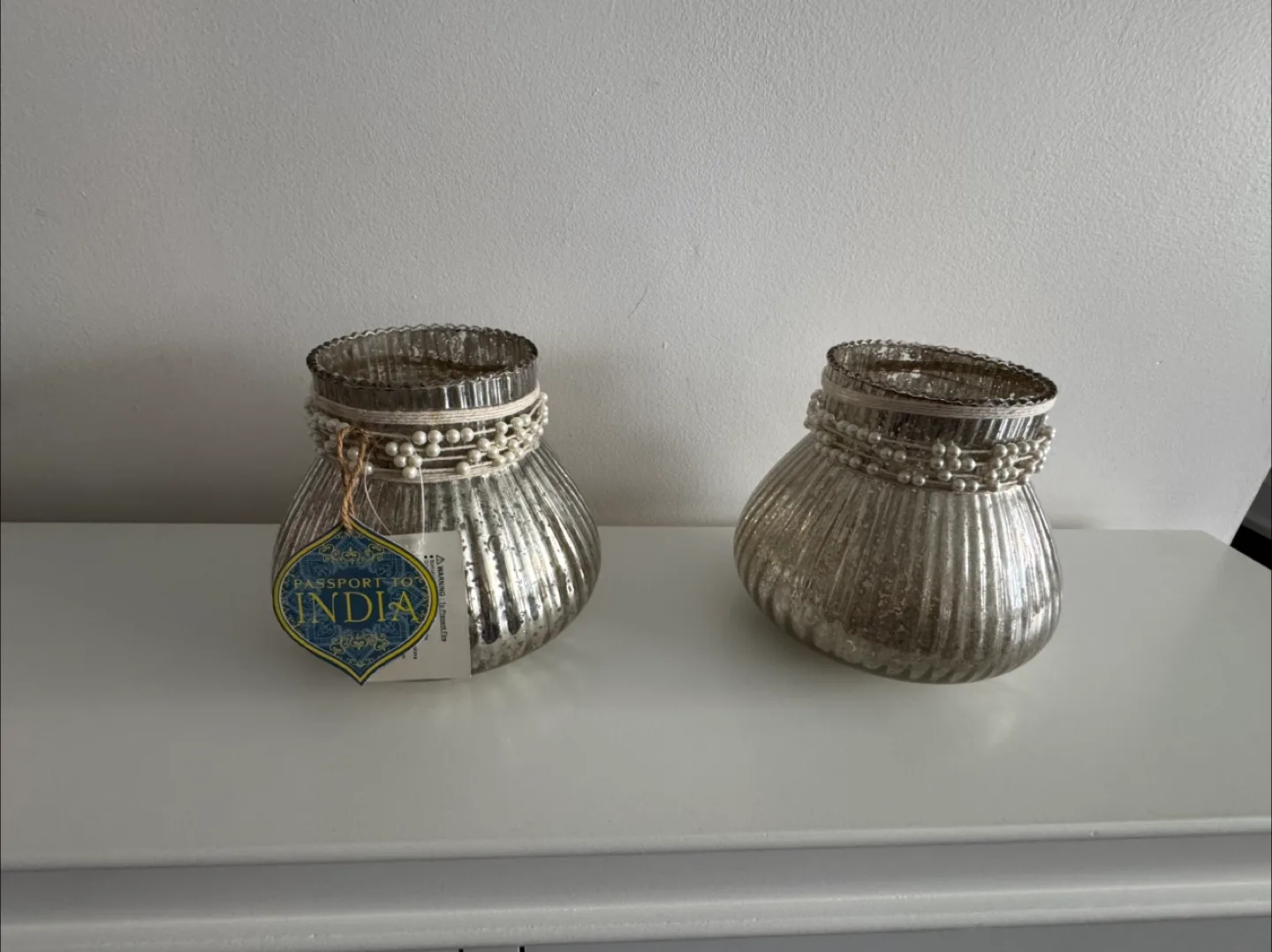 Mercury Glass Vase Set image indicator(8)