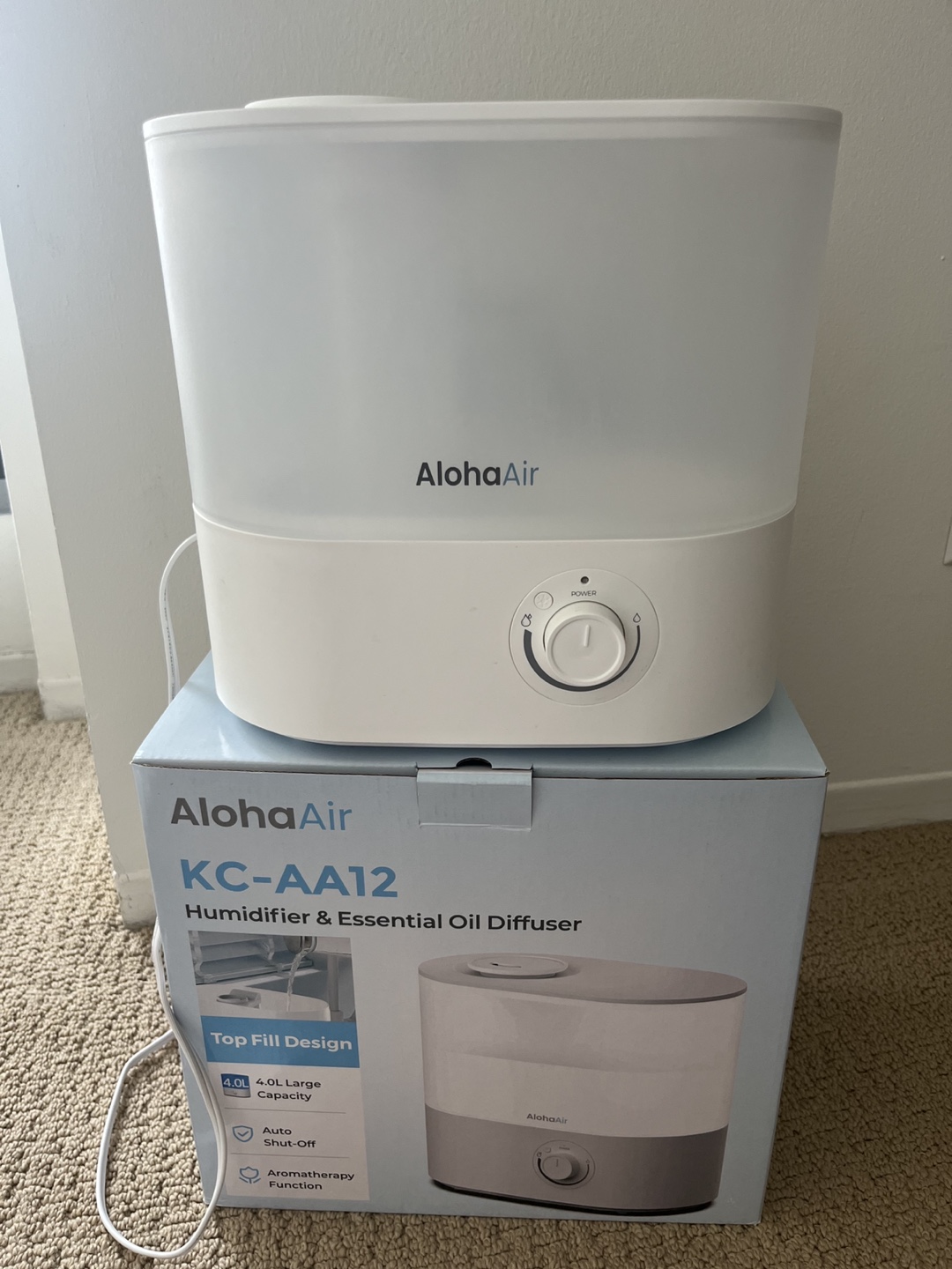 AlohaAir KC-AA12 Humidifier & Essential Oil Diffuser - photo 2