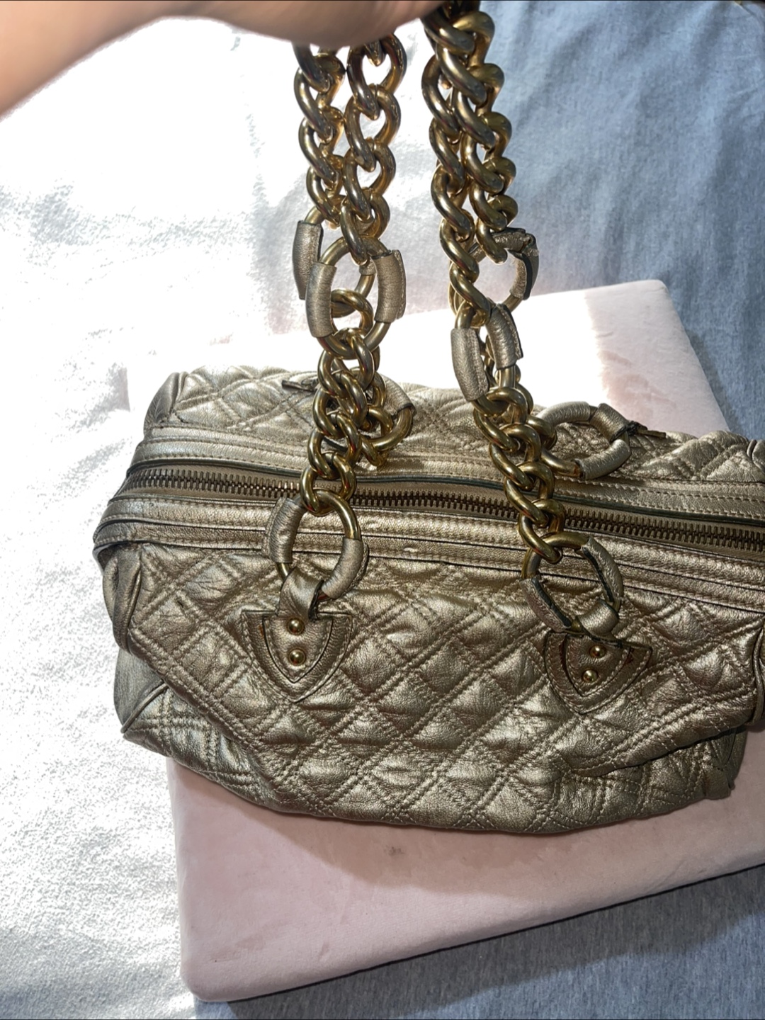 Marc Jacobs Quilted Gold