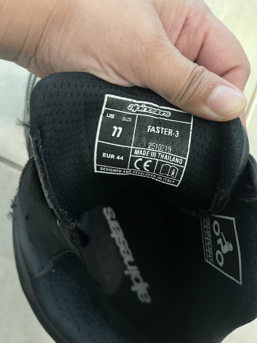 Alpinestars Faster-3 Black Racing Shoes - US 11 - photo 3