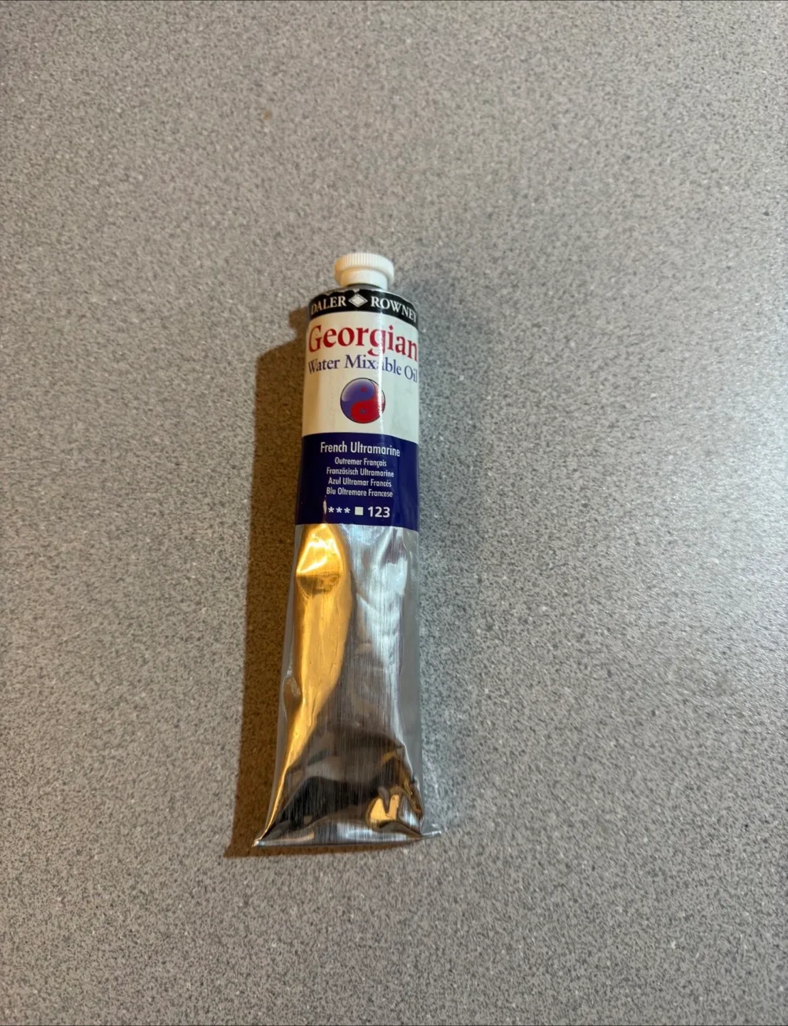 Daler Rowney Georgian Water Mixable Oil Paint - Ultramarine thumbnail
