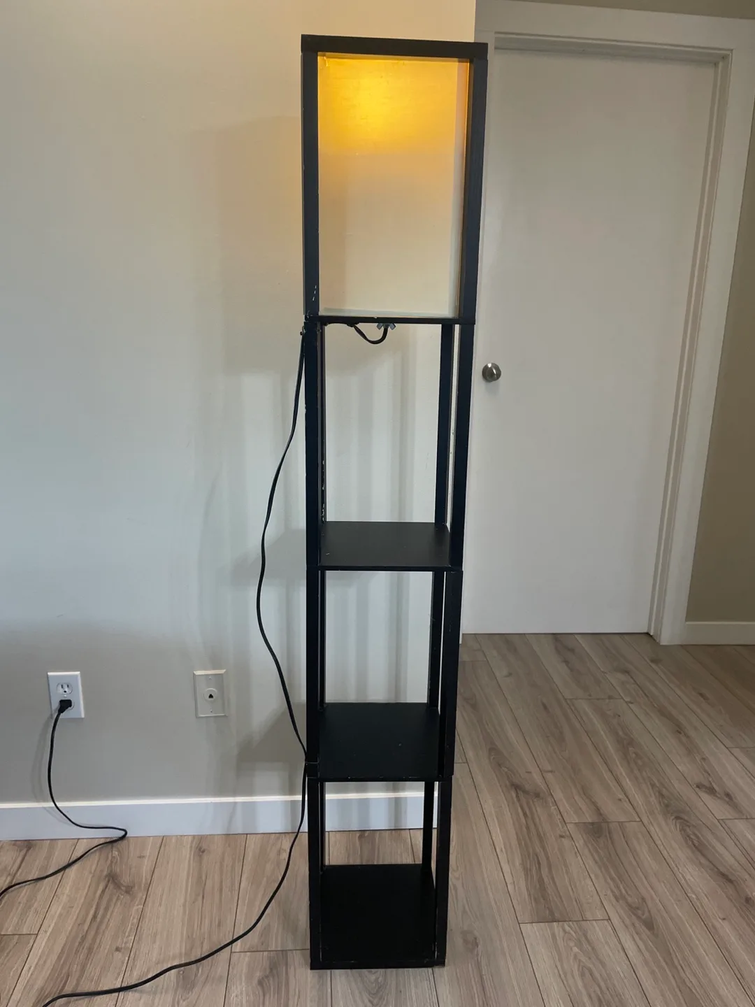 Black Shelf Floor Lamp thumbnail