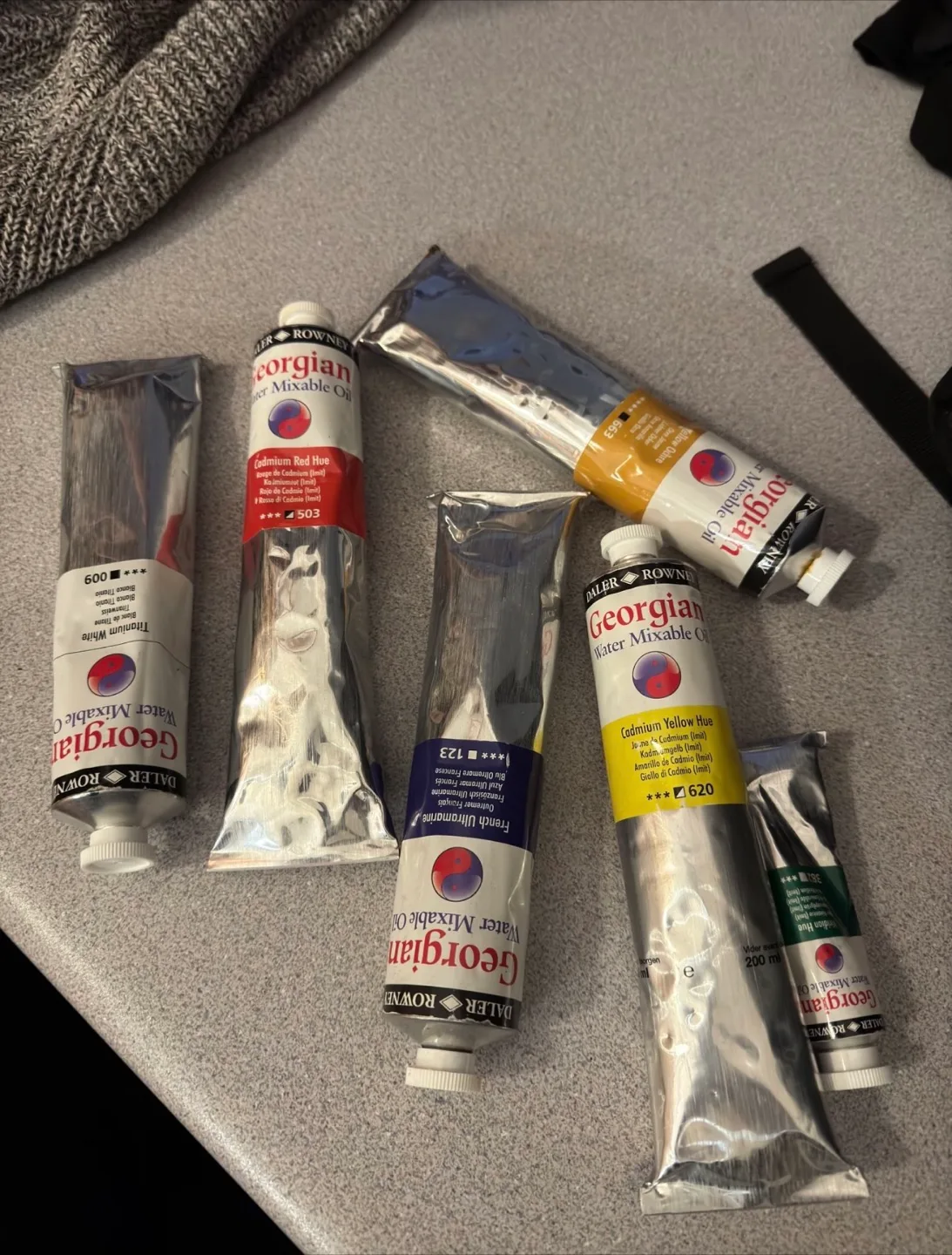 Rowney Georgian & Gamblin Linseed Oil Art Set (FREE OIL) thumbnail