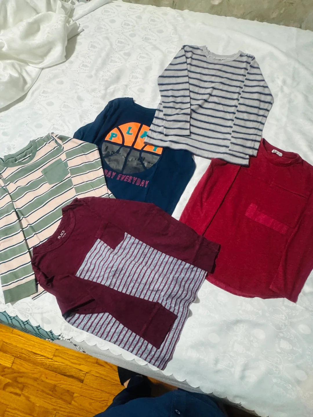 Boys Long Sleeve Shirts Bundle - Size 8/10 image indicator(2)