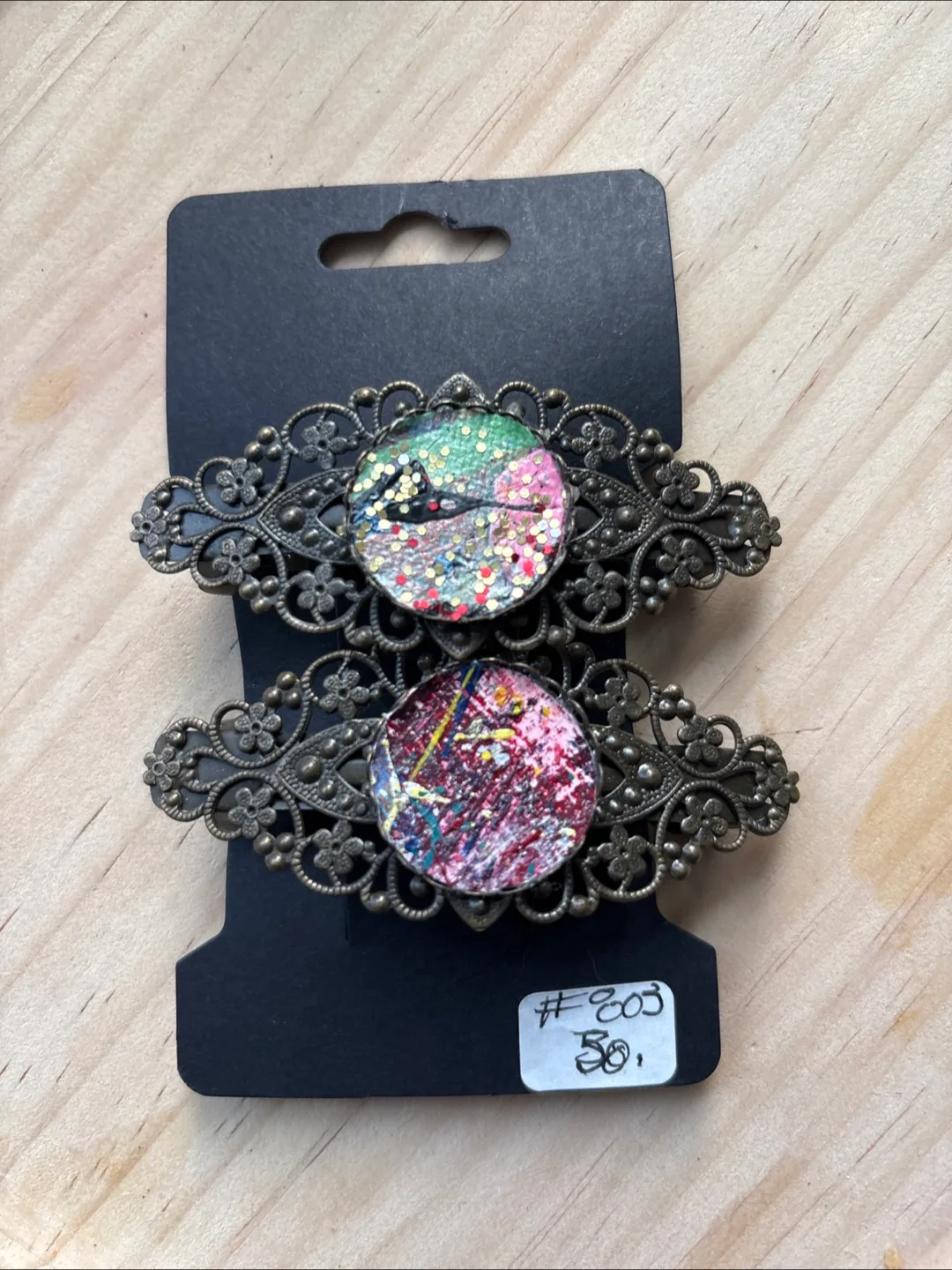 Vintage Style Hair Clips - Set of 2 thumbnail