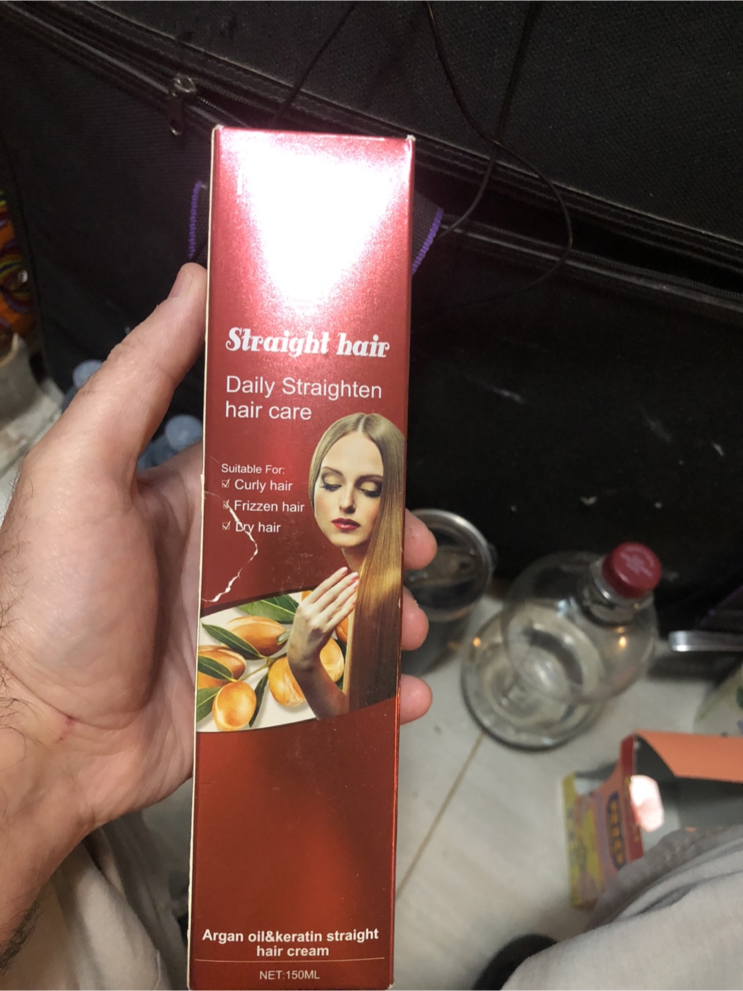 MOKERU Argan Oil & Keratin Straight Hair Cream - photo 3