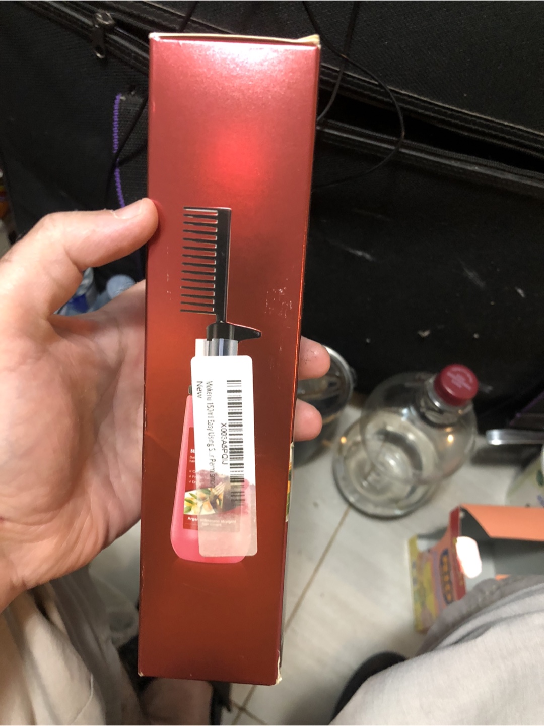 MOKERU Argan Oil & Keratin Straight Hair Cream - photo 5