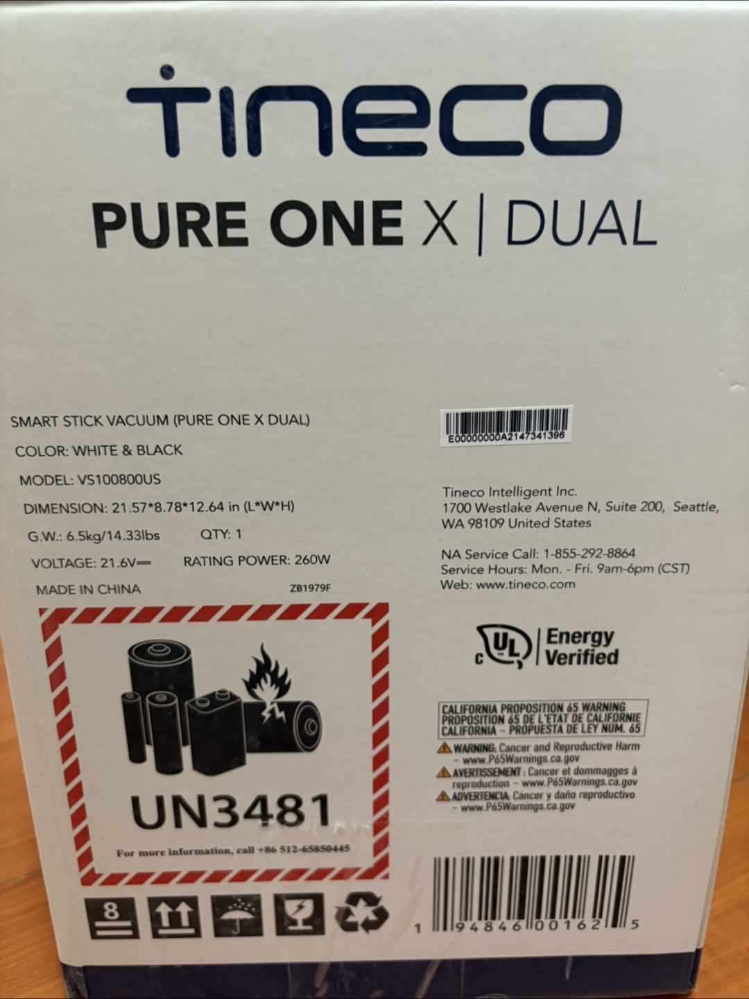 Tineco Pure One X Dual Smart Stick Vacuum - photo 4
