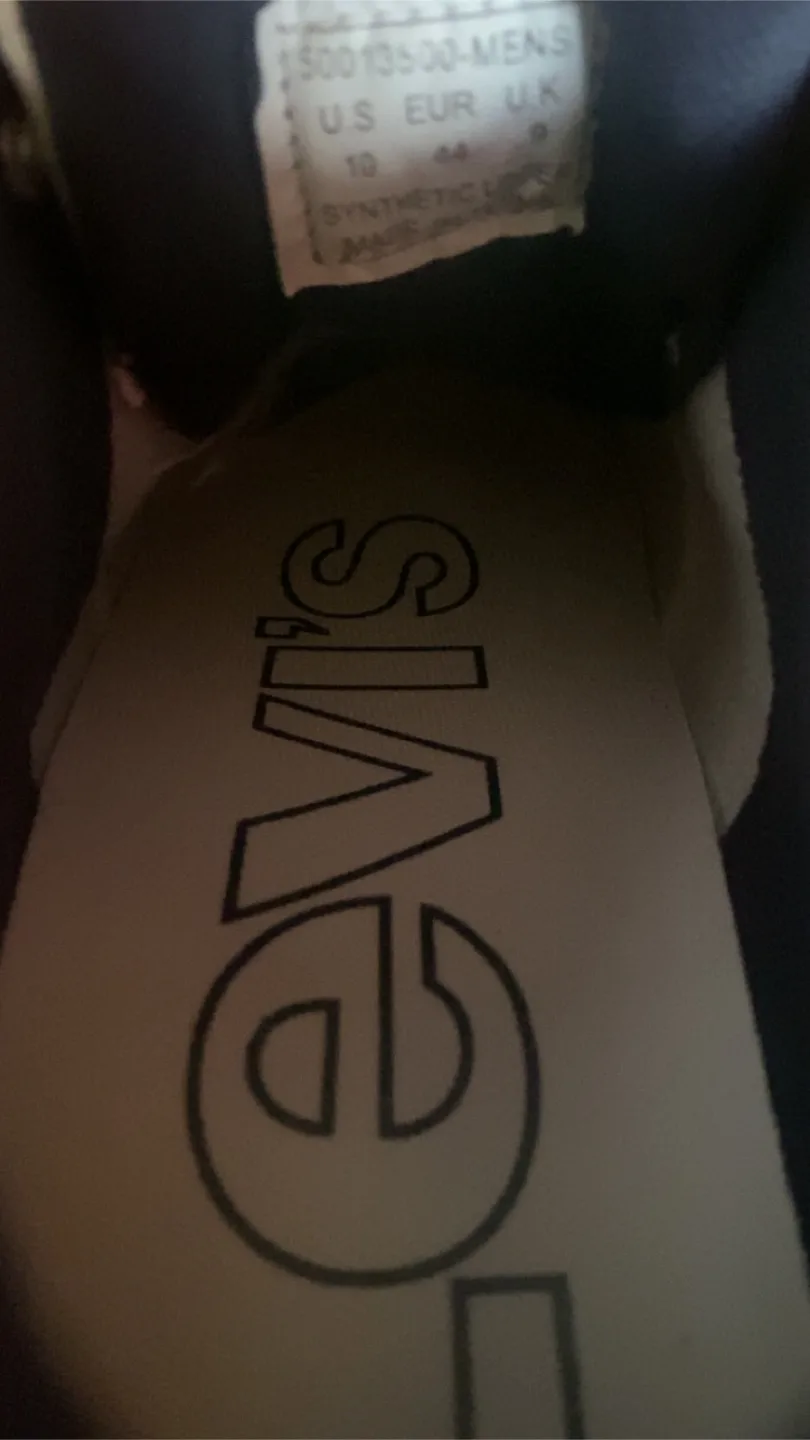 Levi's White Sneakers - Men's Size 10 image indicator(4)