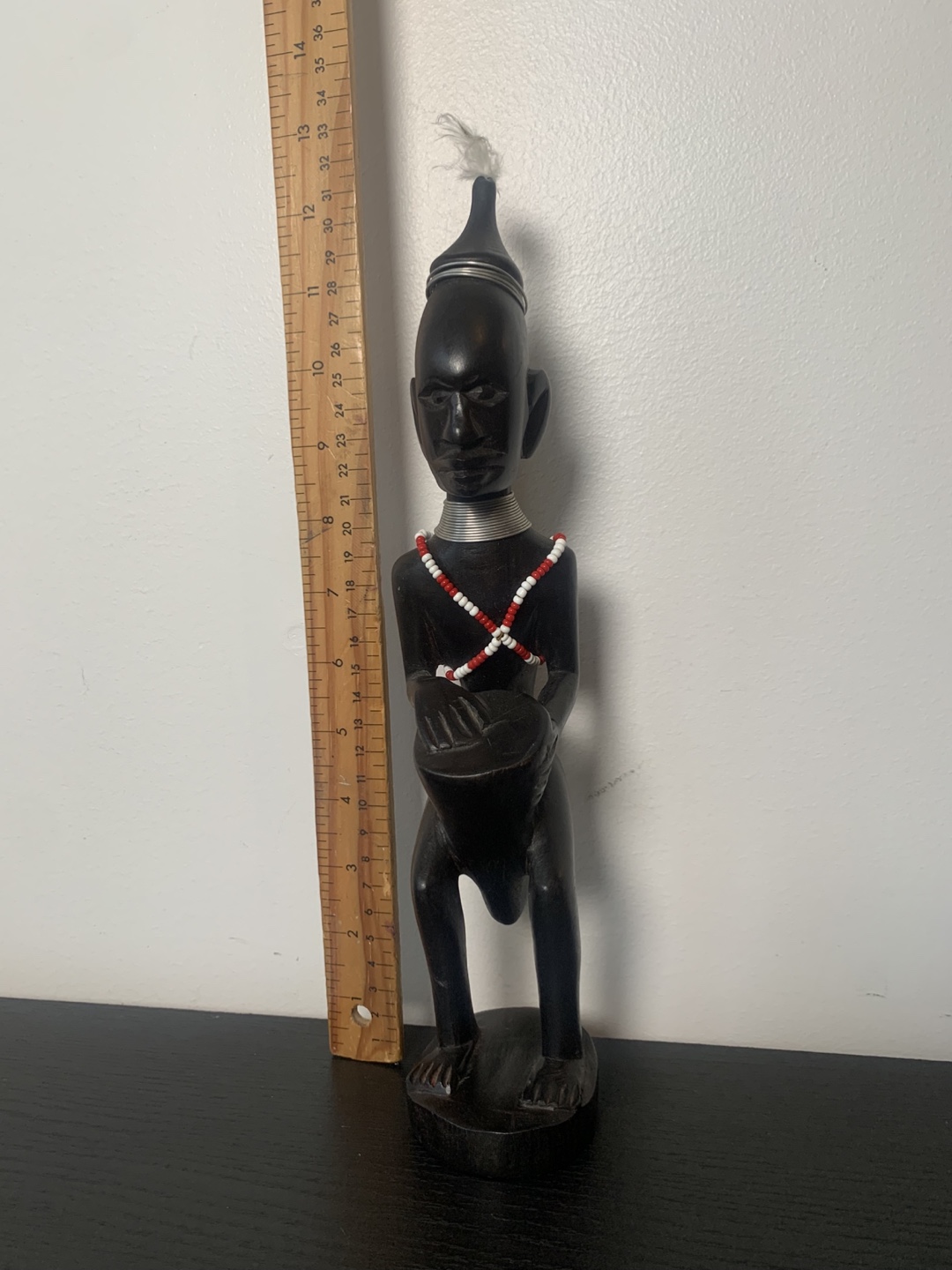 African Wood Carving Statue - photo 4
