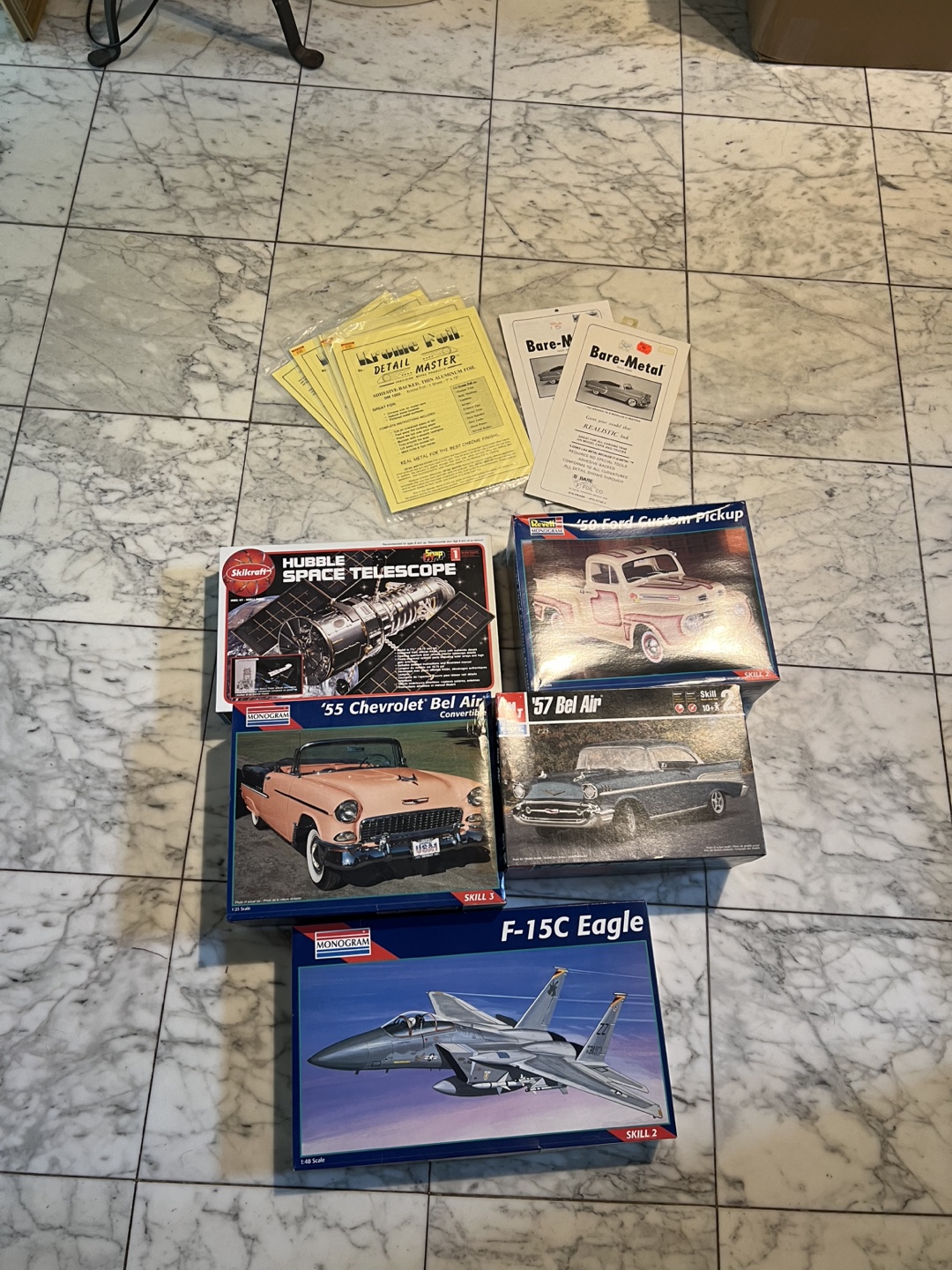 Model Car Kit Lot: Bare-Metal, Detail Master
