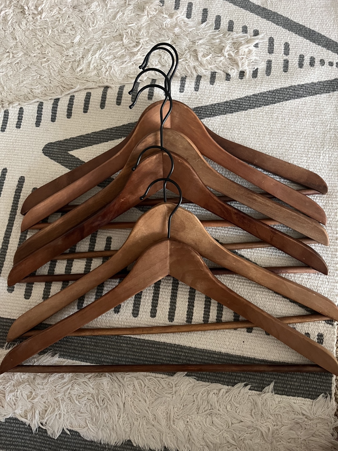 Wooden Clothes Hangers (Set of 6)