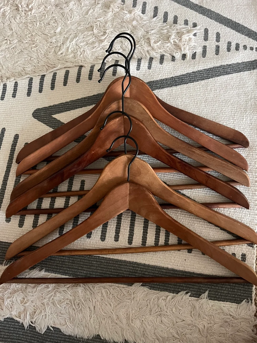 Wooden Clothes Hangers (Set of 6) thumbnail