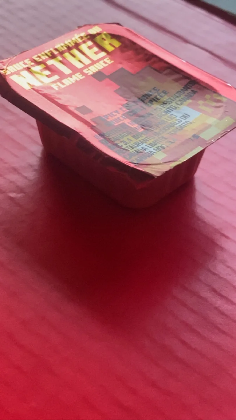 McDonald's Nether Flame Sauce 🥕 image indicator(2)