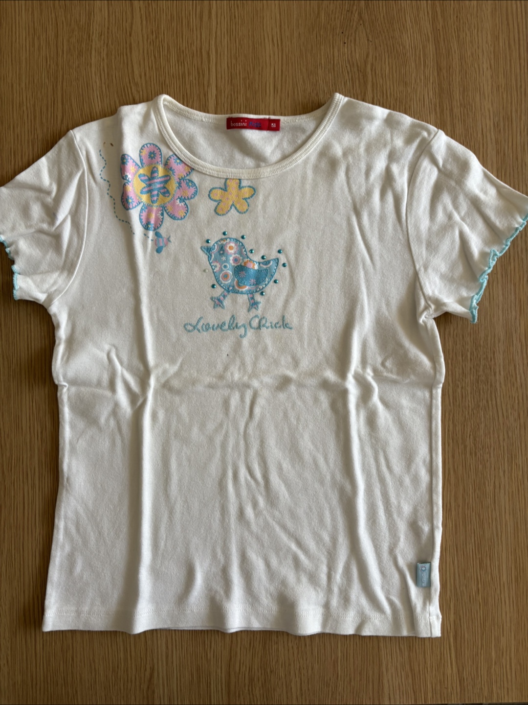 Bossini Kids White T-Shirt Size 150