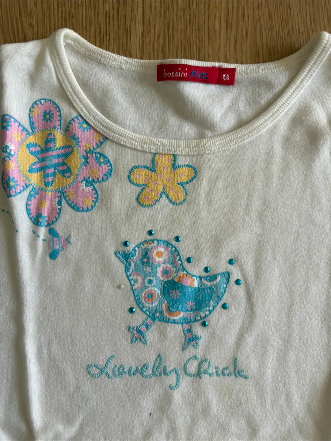 Bossini Kids White T-Shirt Size 150 image indicator(2)