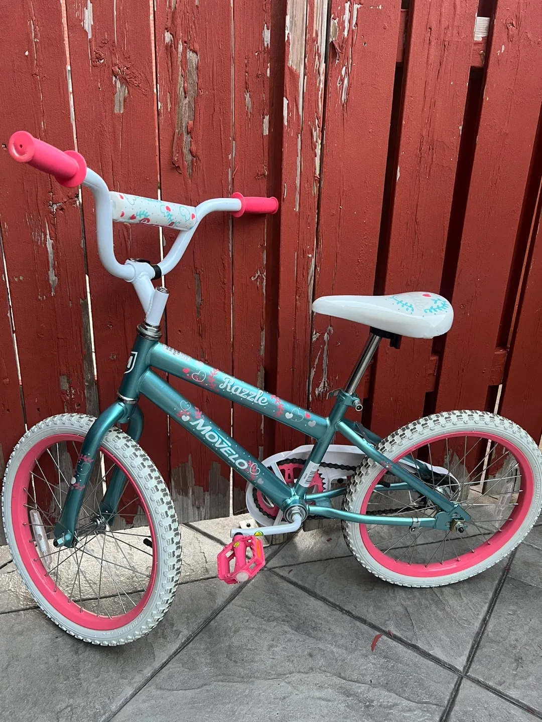 MOLOVELO Razzle 16-inch Kids Bike - Blue & Pink thumbnail
