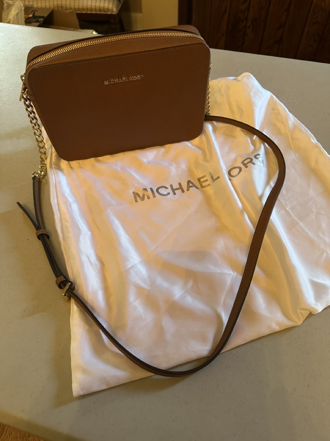 Michael Kors Brown Leather Crossbody Bag - photo 2