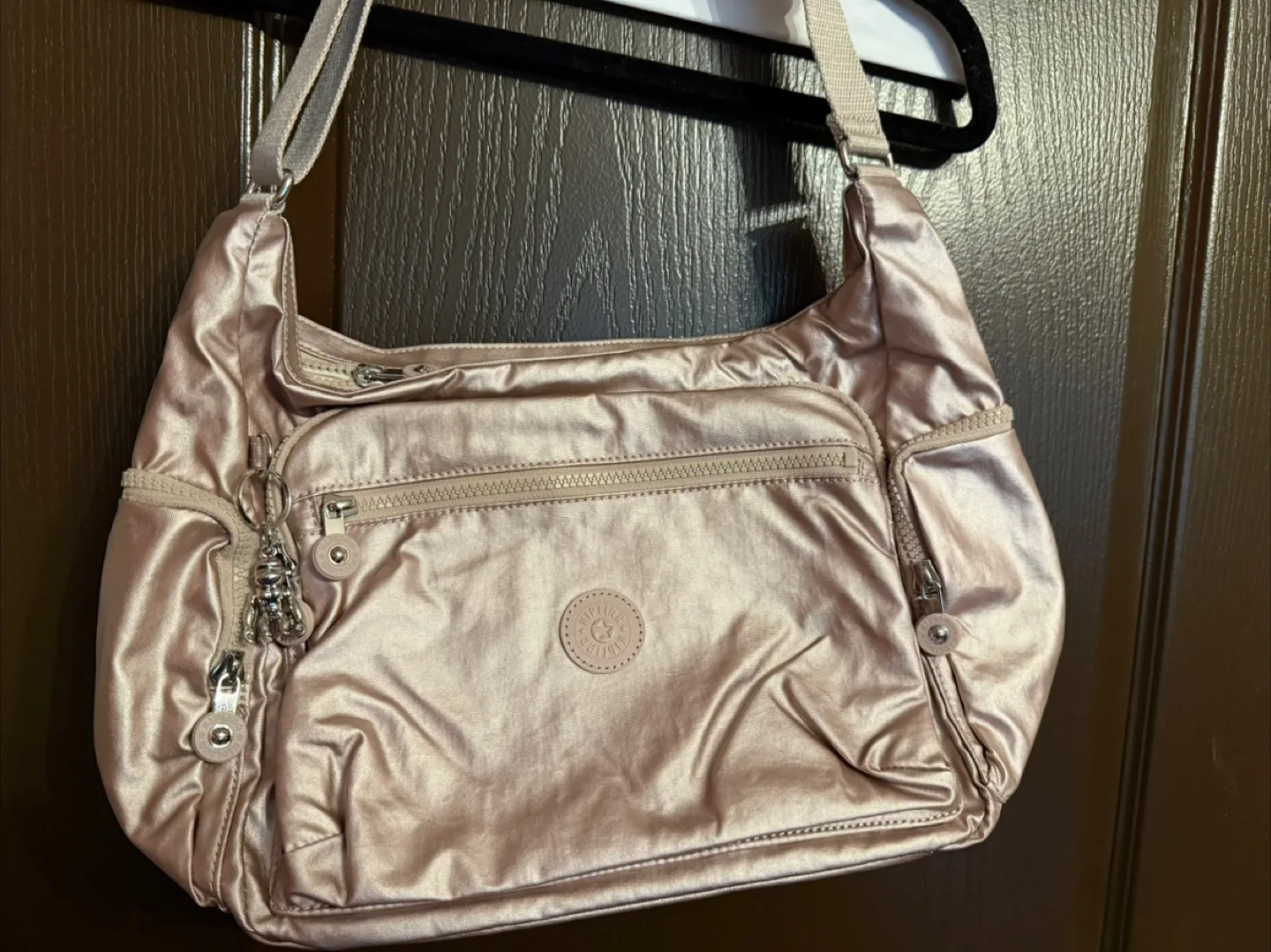 Kipling Metallic Rose Shoulder Bag thumbnail