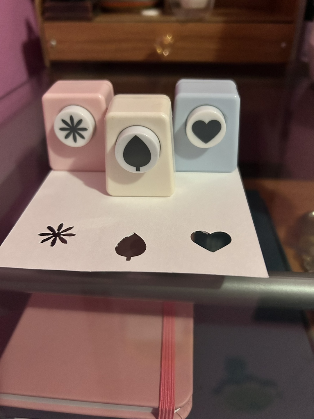 Daiso Craft Punches - Heart, Spade, Flower Shapes - photo 3
