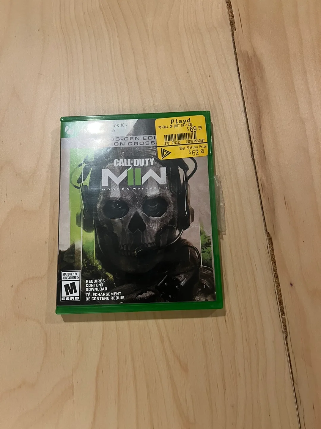 Cross-Gen edition Modern Warefare II thumbnail
