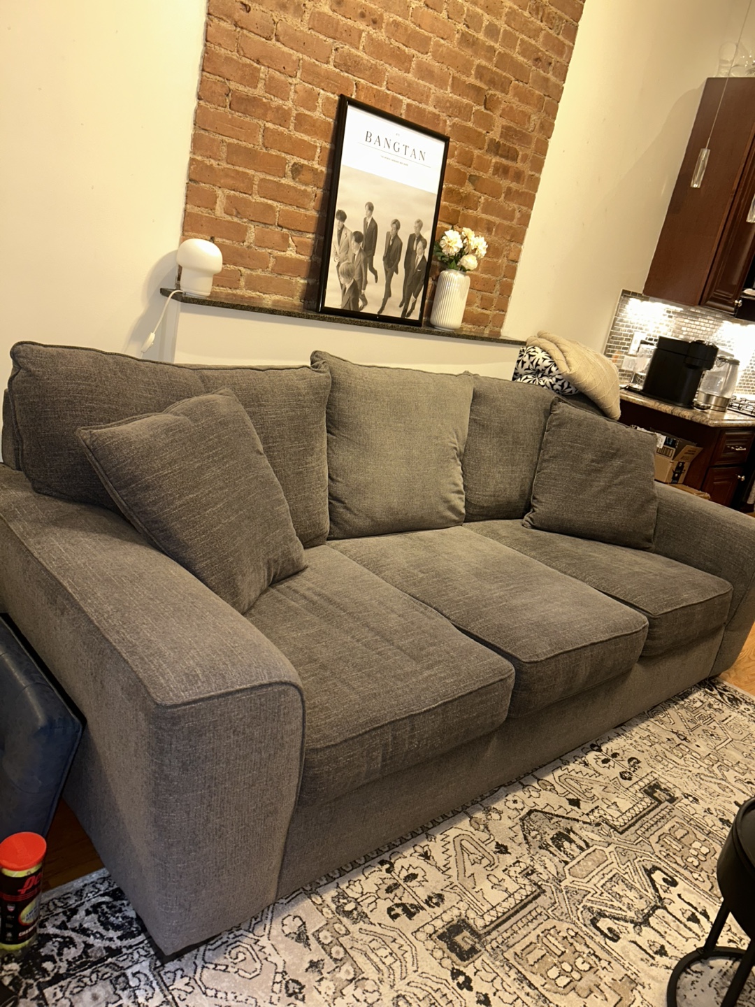 Gardner White Joshua Sleeper Sofa - Dark Grey - photo 5