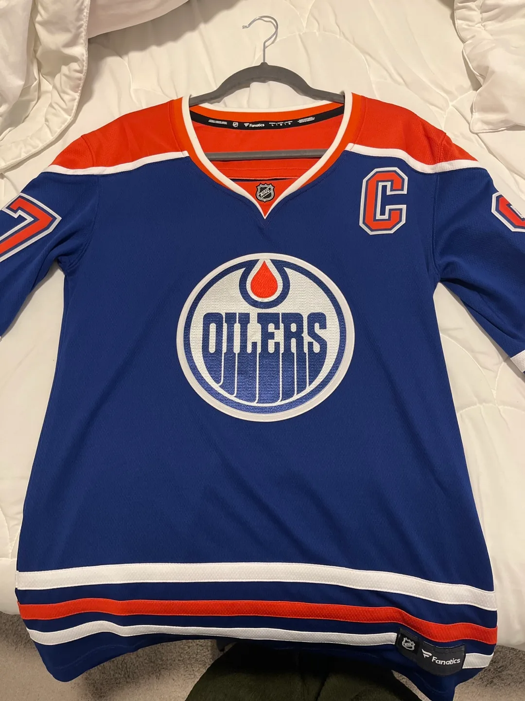 Edmonton Oilers McDavid #97 Fanatics Jersey thumbnail