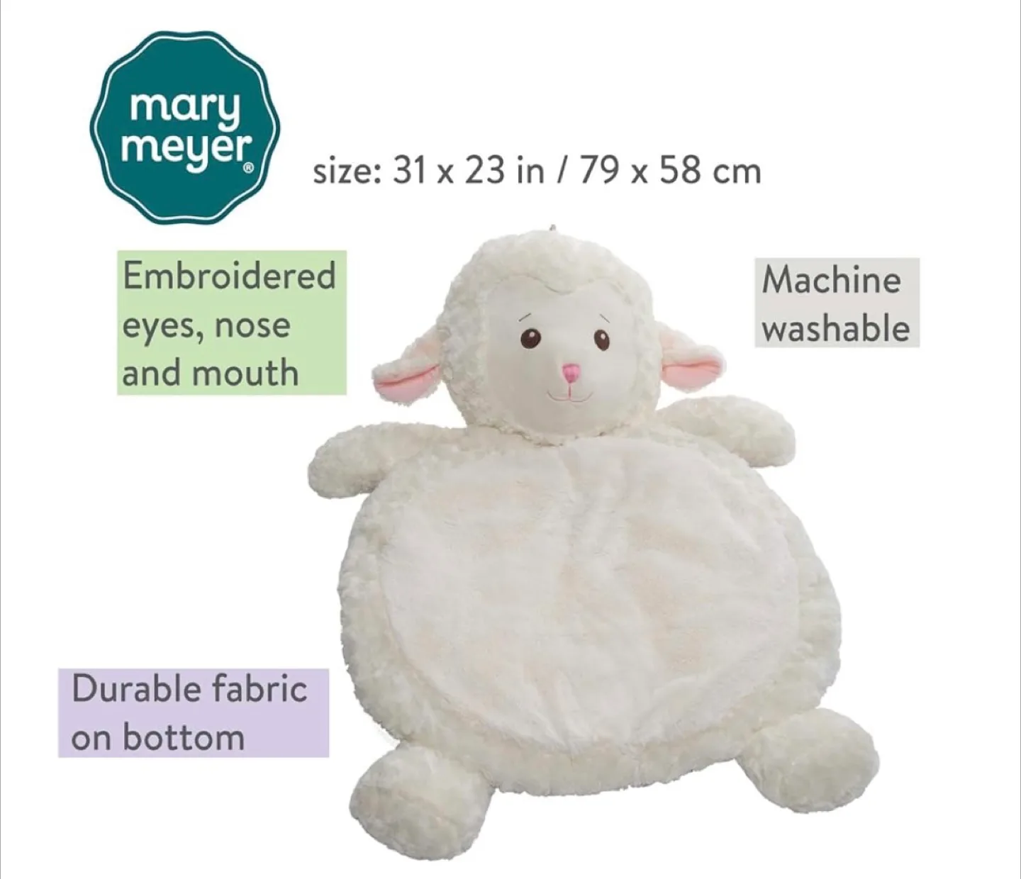 Mary Meyer Lamb Baby Mat image indicator(3)