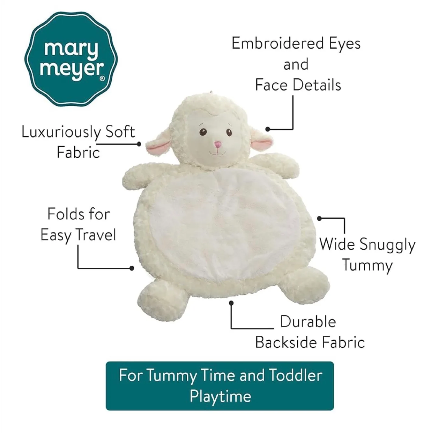 Mary Meyer Lamb Baby Mat image indicator(2)