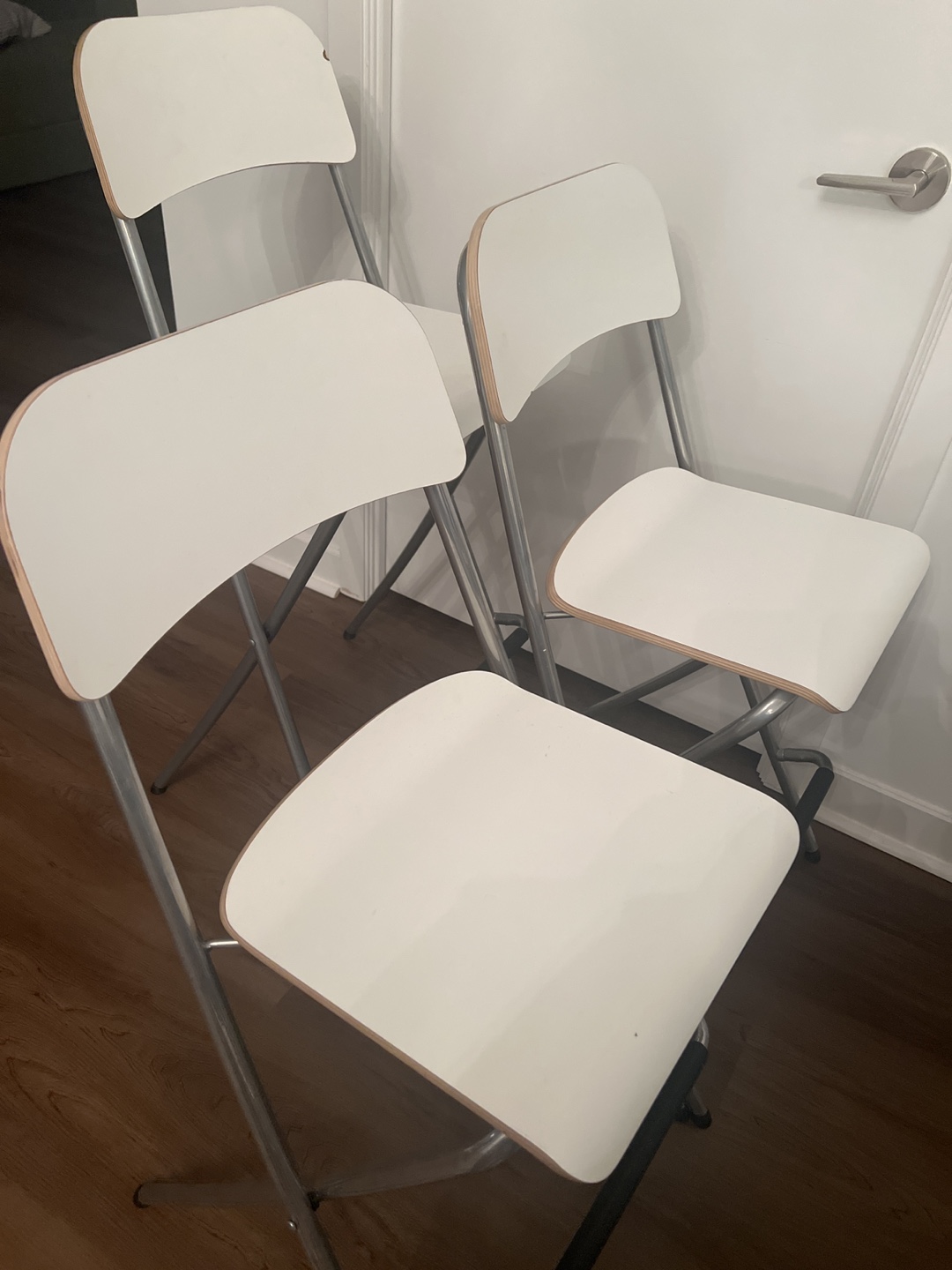 IKEA Franklin Bar Stools - 2 lower ones （tall one is sold) - photo 2