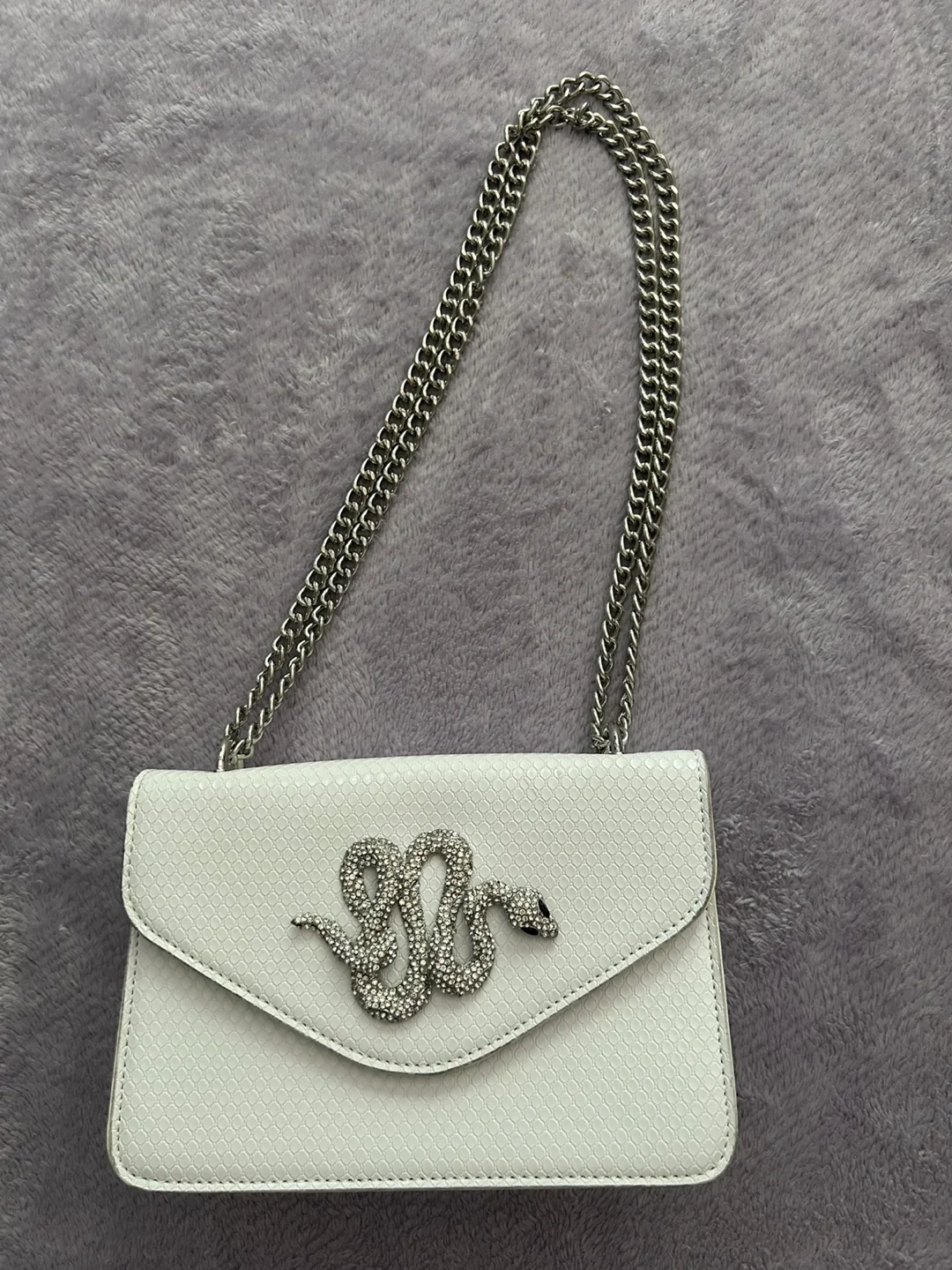 White Snake Chain Bag thumbnail