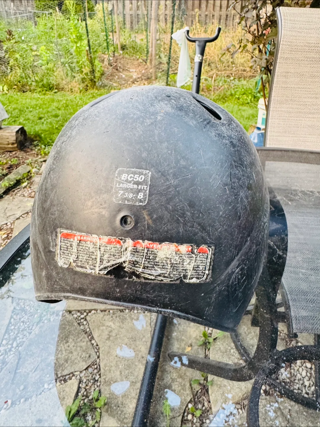 Please make a fair offer - Black Baseball Helmet, Size 7 3/8 image indicator(2)