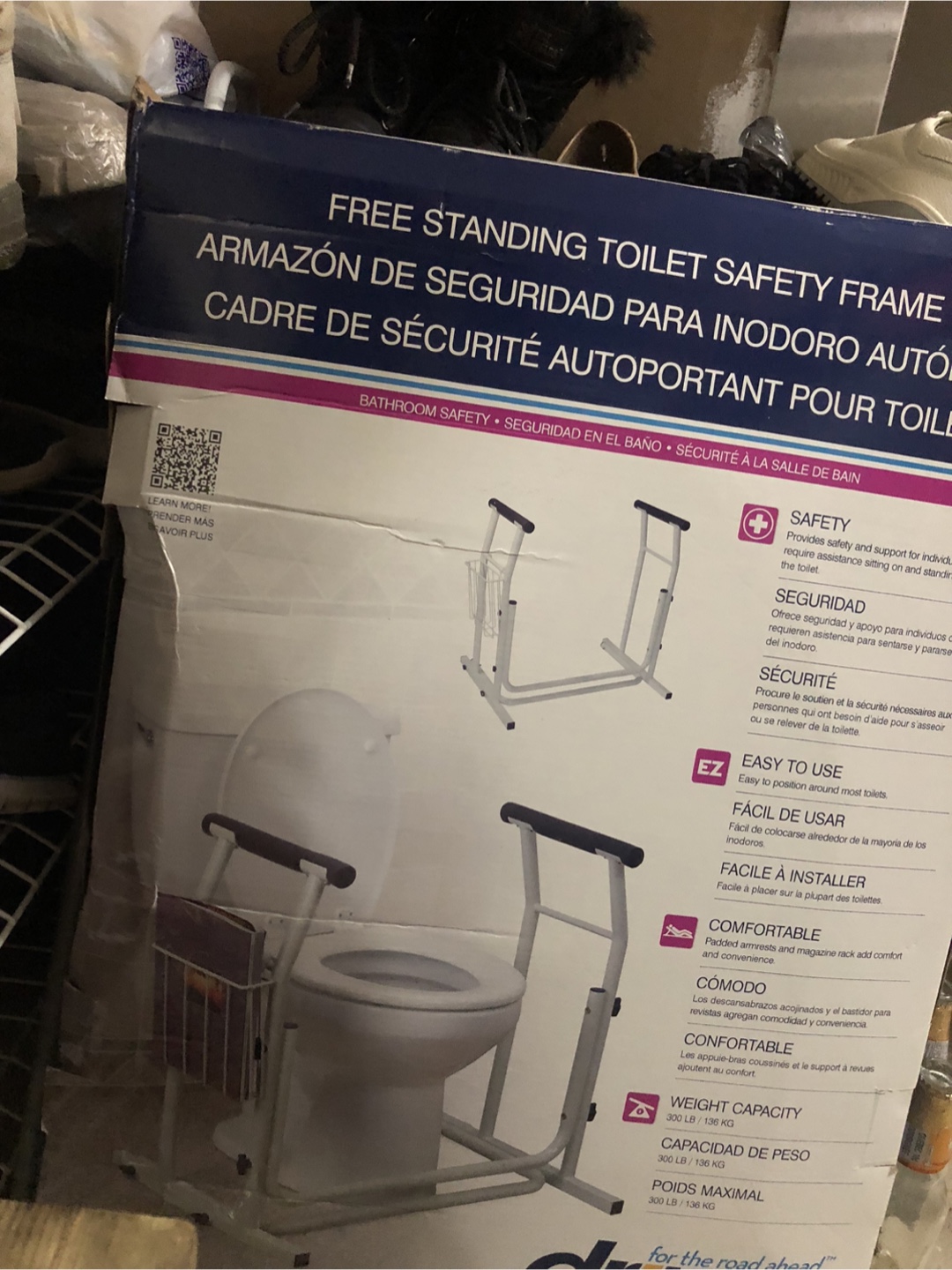 Drive Free Standing Toilet Safety Frame