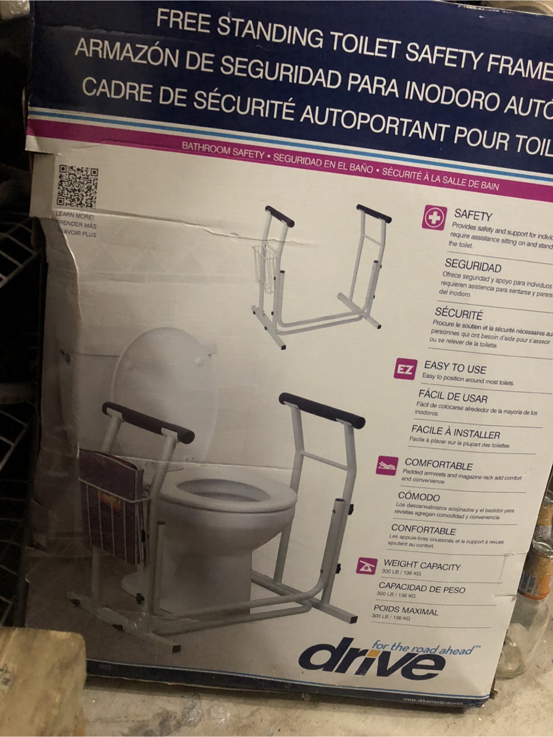 Drive Free Standing Toilet Safety Frame - photo 2