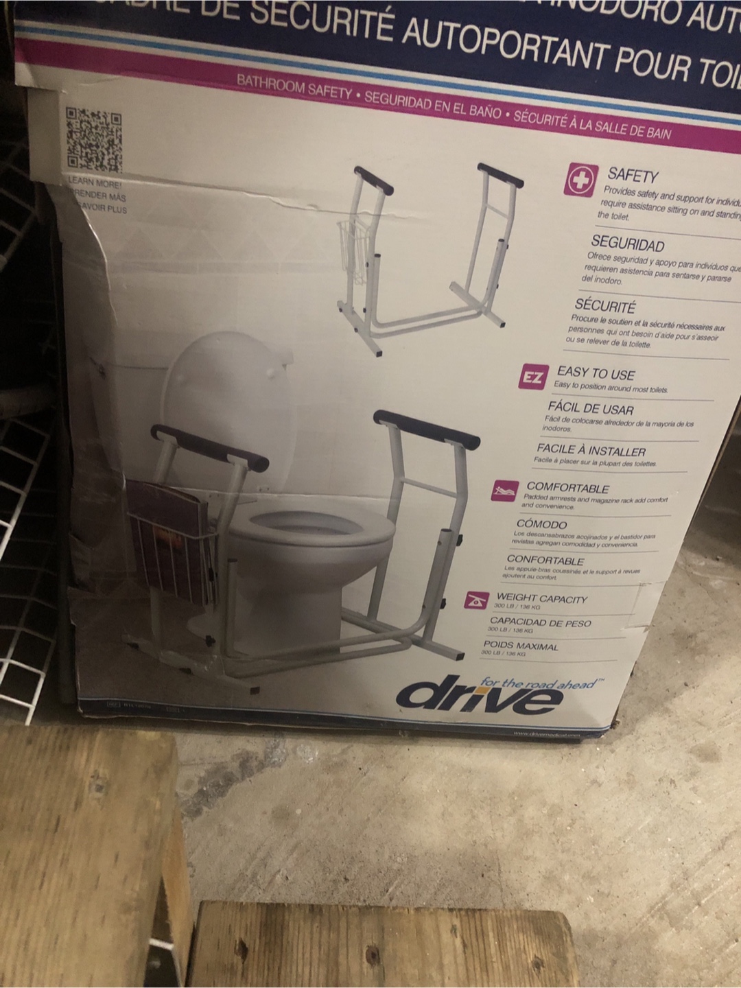Drive Free Standing Toilet Safety Frame - photo 3