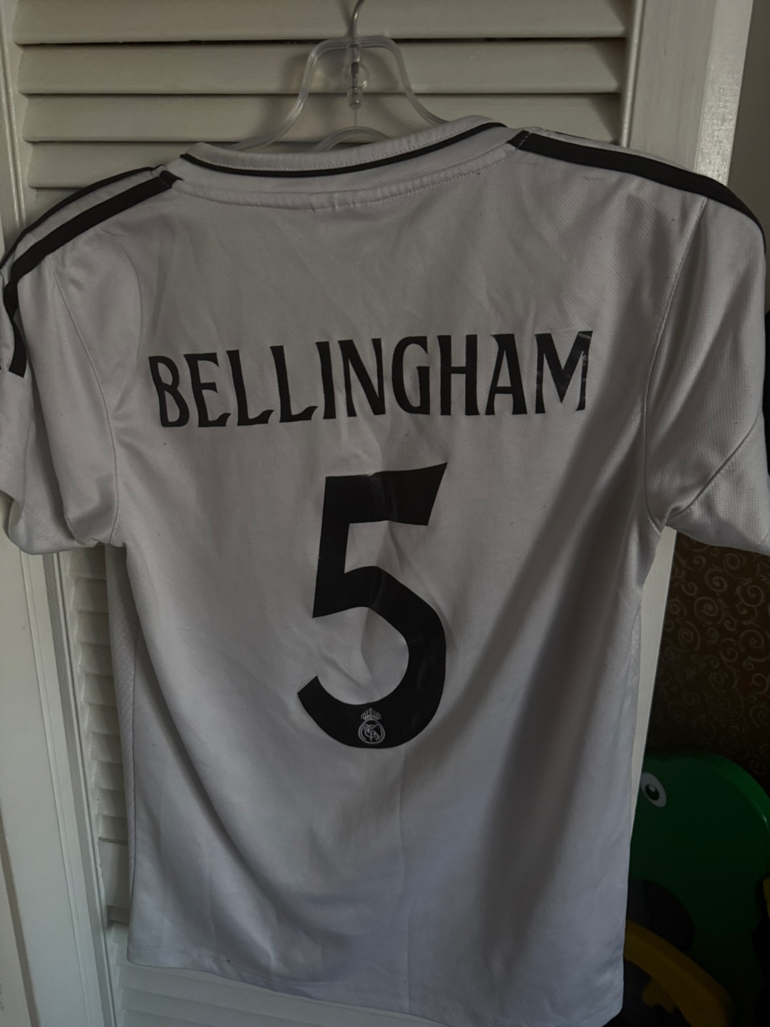 Adidas Real Madrid Bellingham #5 Jersey - Size S - photo 3