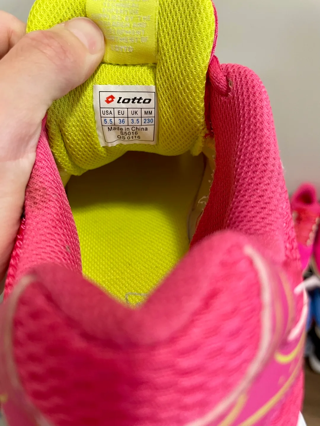 Lotto Pink Runners - Size 5.5 image indicator(2)