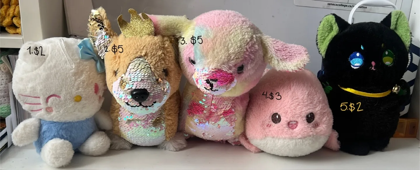 Assorted Plush Toys thumbnail