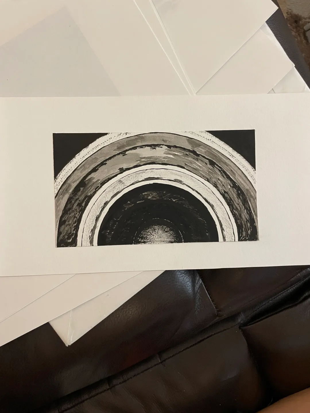 Original Abstract Black & White Art thumbnail
