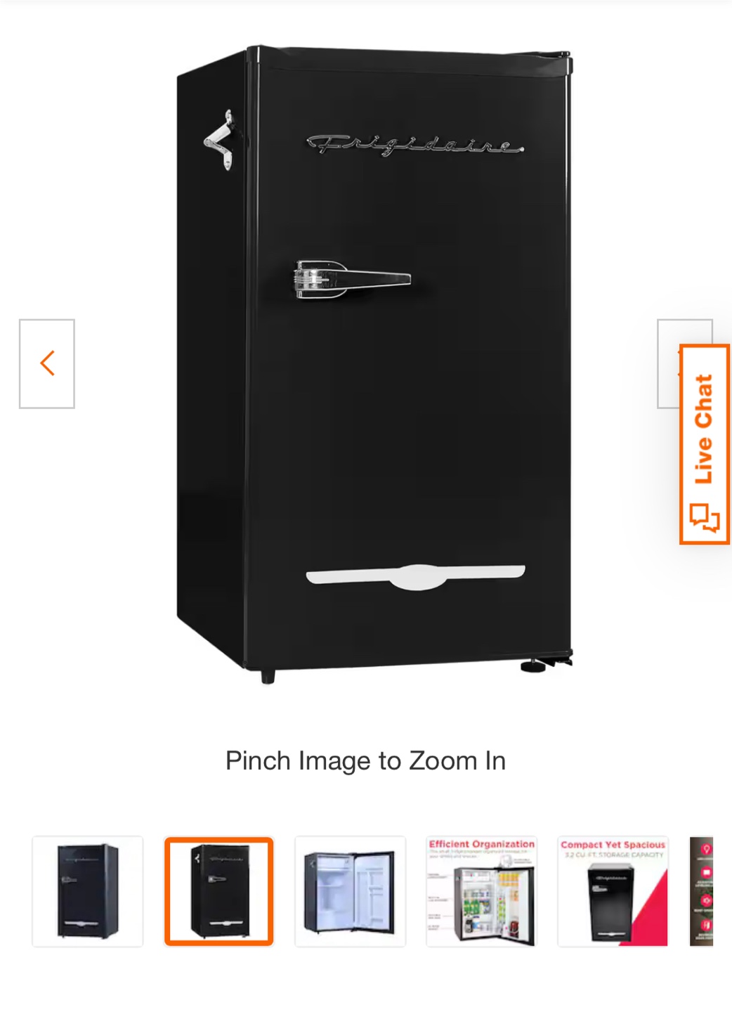 Frigidaire EFR331-BLACK-6COM Mini Fridge