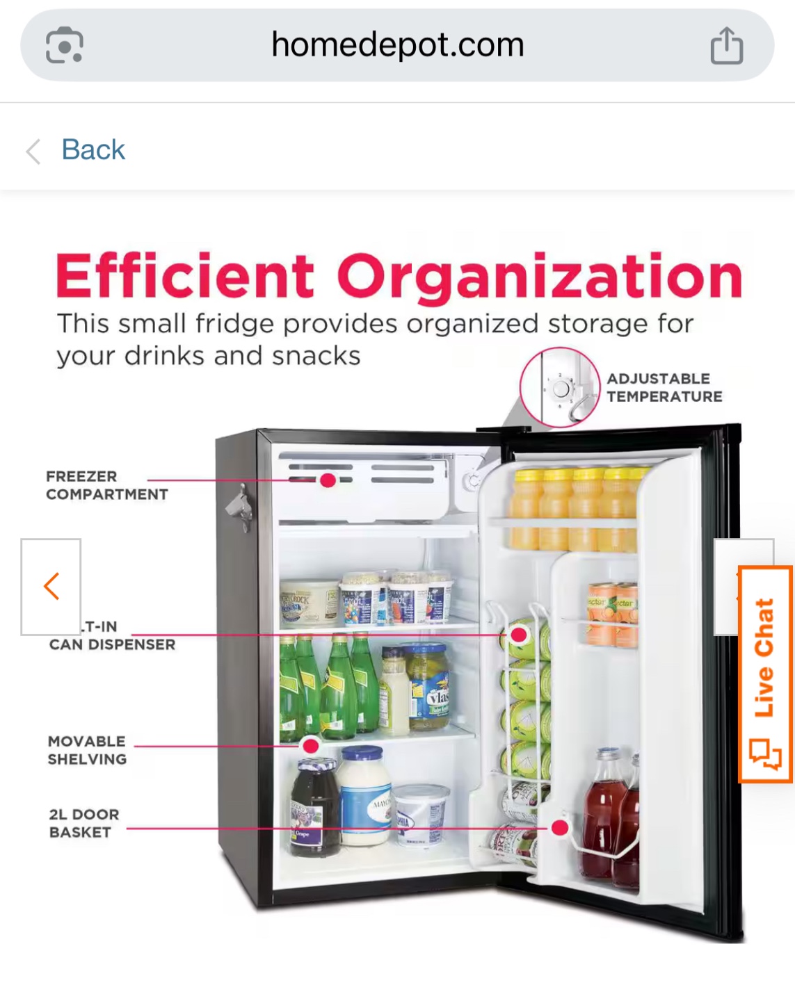 Frigidaire EFR331-BLACK-6COM Mini Fridge - photo 2