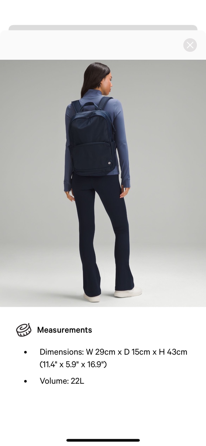 Lululemon City Adventurer Backpack 22L - Navy - photo 5