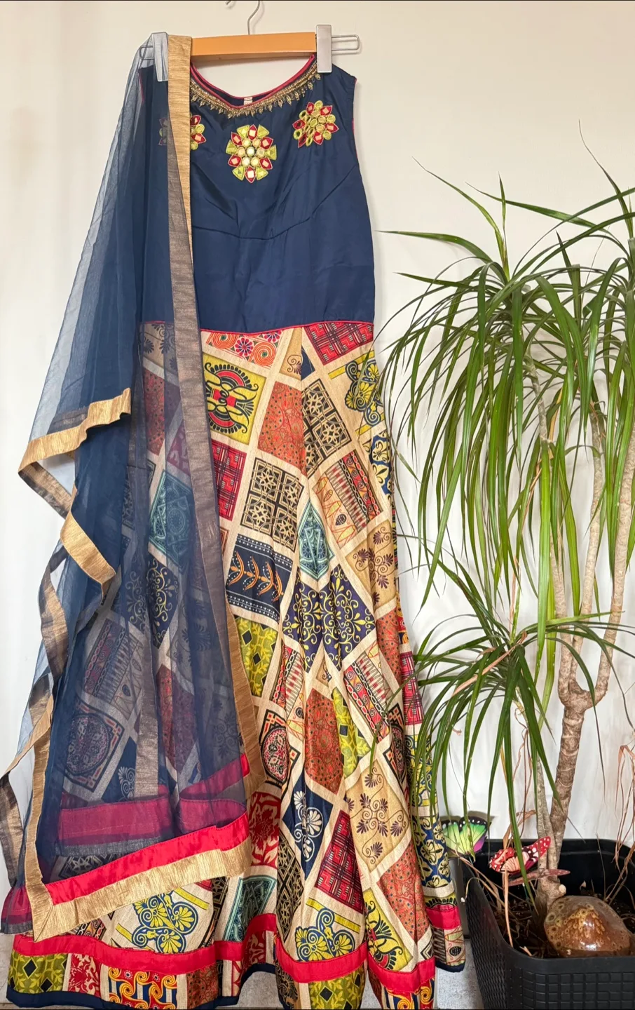 Indian Anarkali Dress with Dupatta image indicator(3)