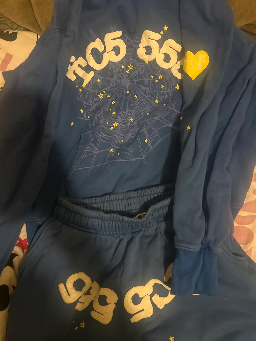 TC5 55 Blue Hoodie and Pants Set thumbnail